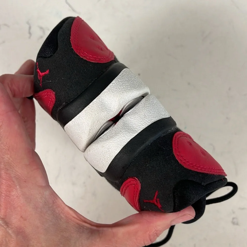 Jordan 13 Retro Low Very Berry (TD) Kids Black & Red Sneakers Size 7 DA8017-061